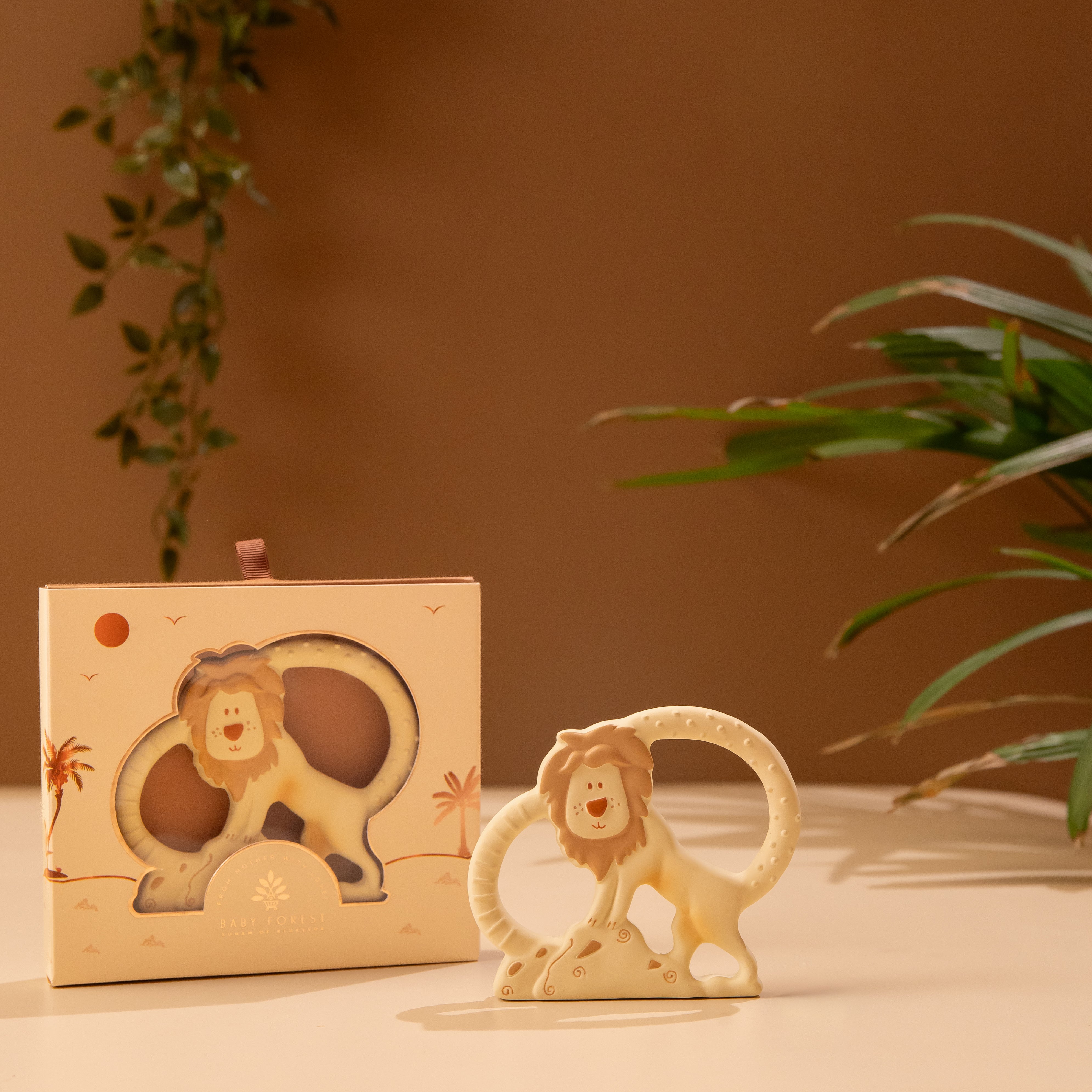 Natkhat Sher Natural Rubber Baby Teether cover Image