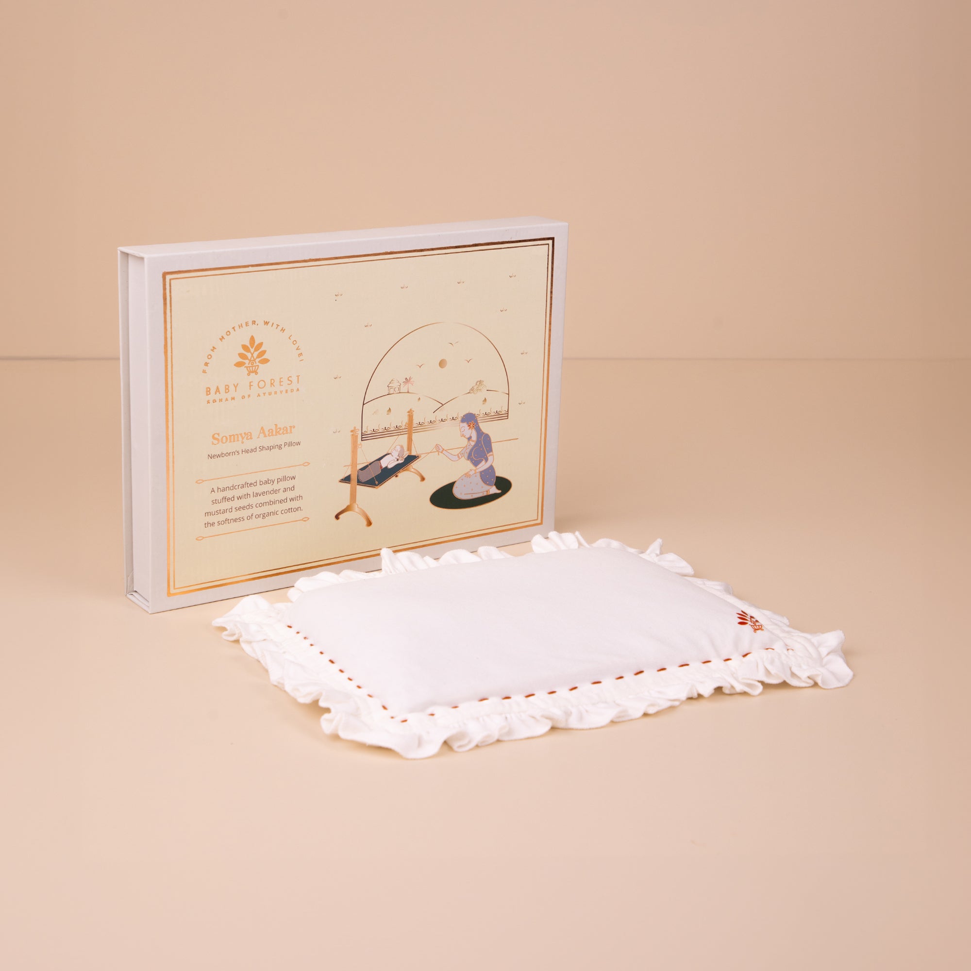 Somya Aakar Newborn’s Head-Shaping Mustard Pillow