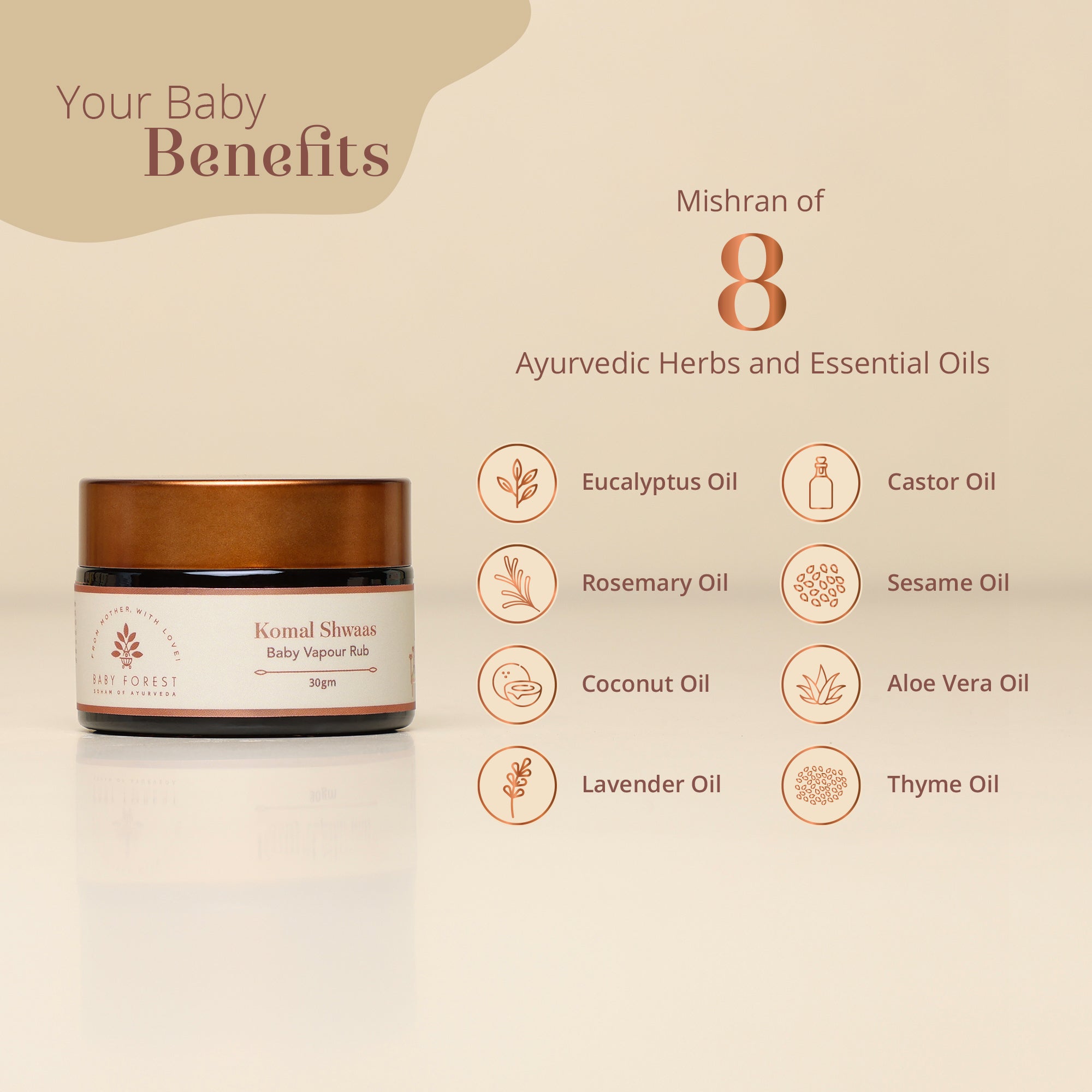 Komal Shwaas Baby Vapour Rub Product Features