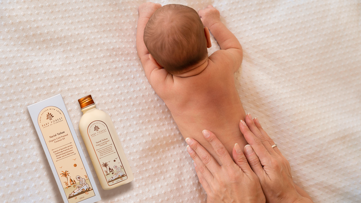 The benefits of coconut oil for nurturing baby’s delicate skin