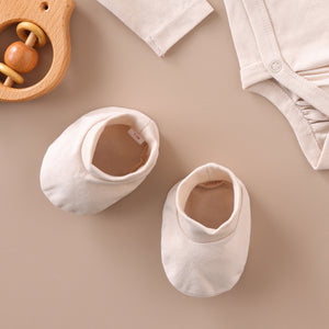 Poshaak Overlap Baby Bodysuit - Peach Dust Image 09