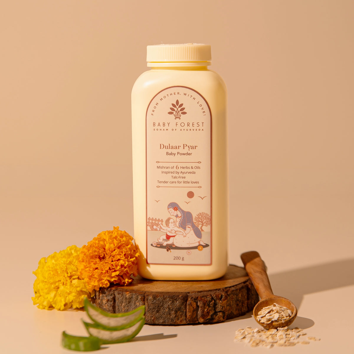 Dulaar Pyar Talc-Free Baby Powder