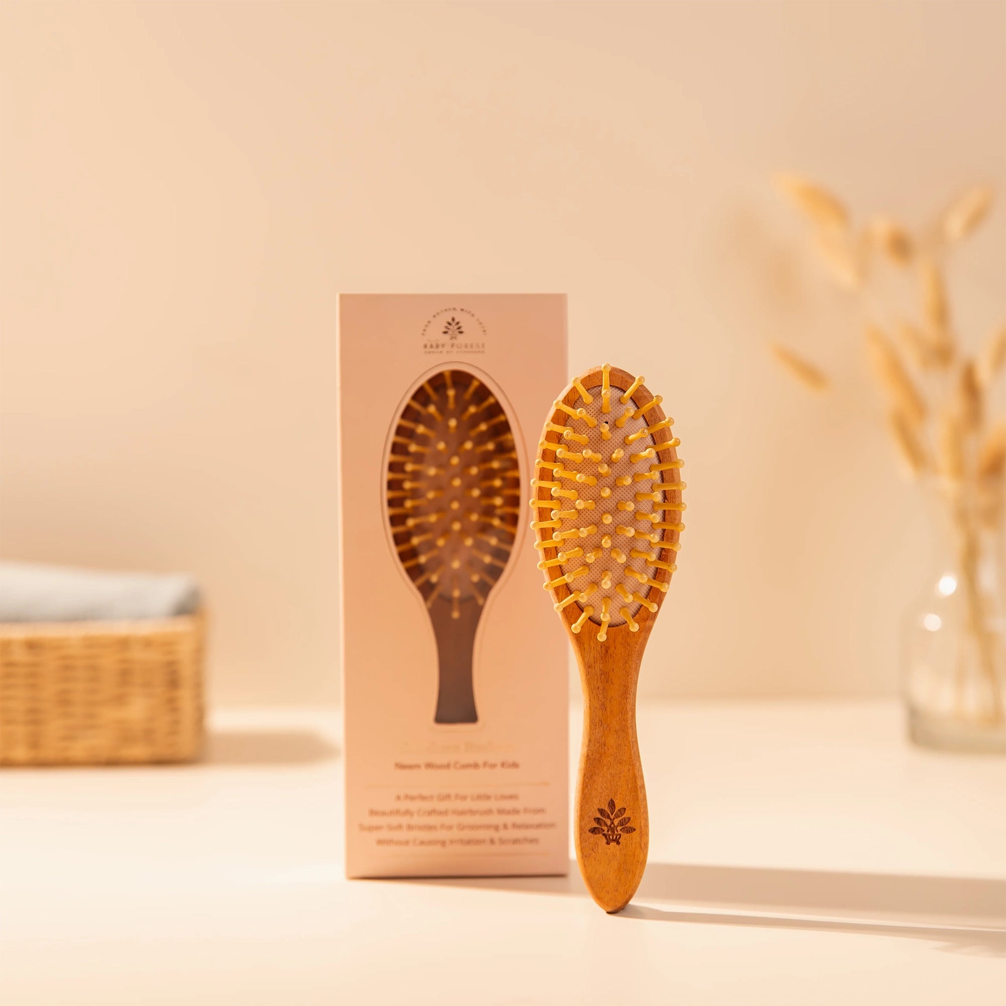 Sunehere Resham Neem Wood Comb for Kids