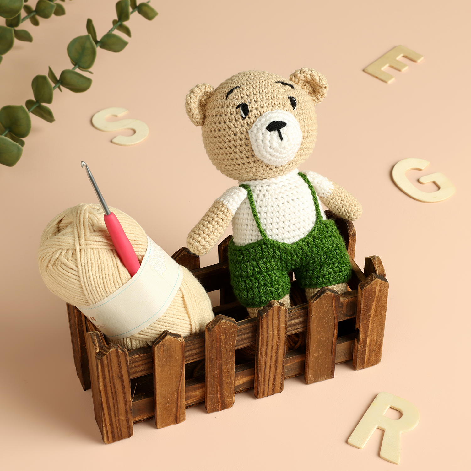 Crochet Karigari Baby Bear Toy