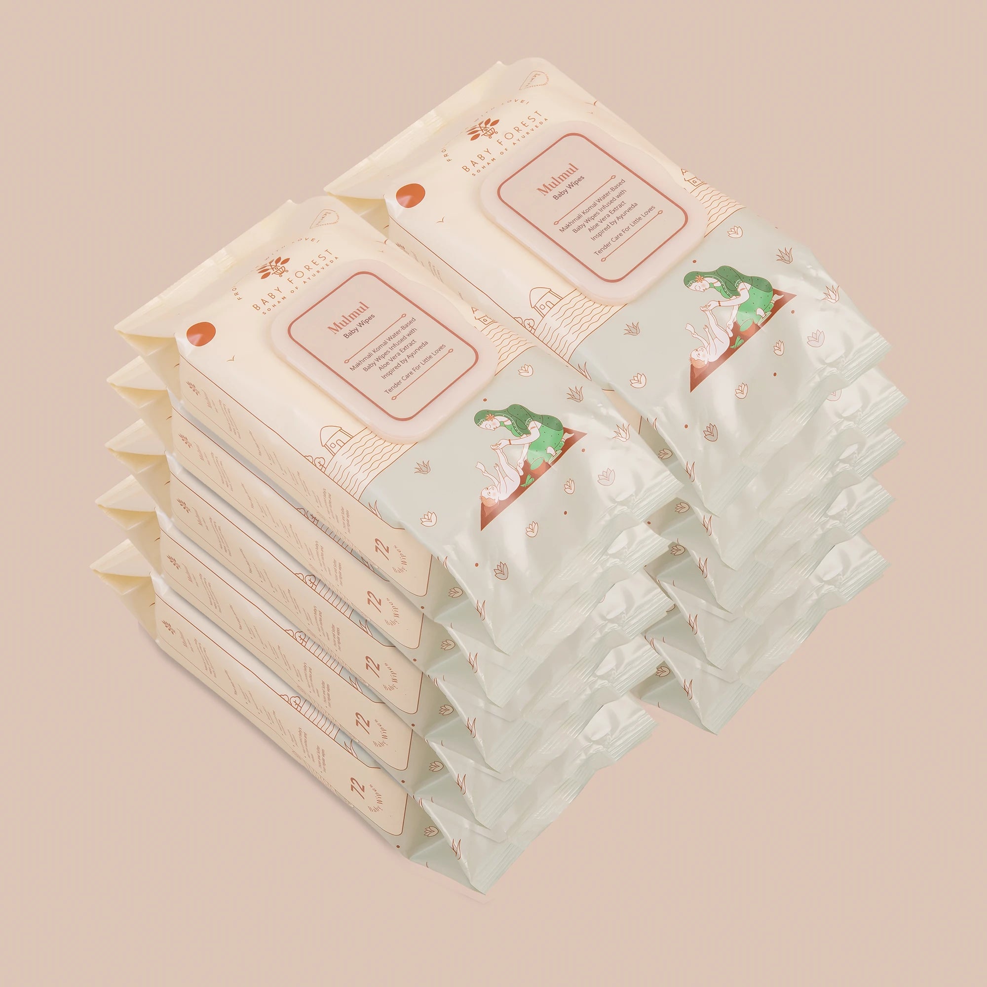 Mulmul Baby Wipes Pack of 10