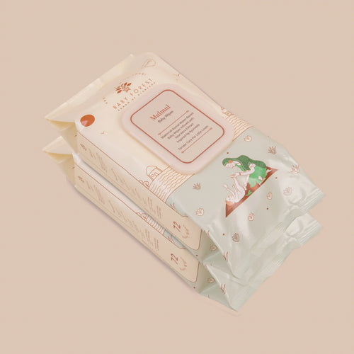 Mulmul Baby Wipes Pack of 2
