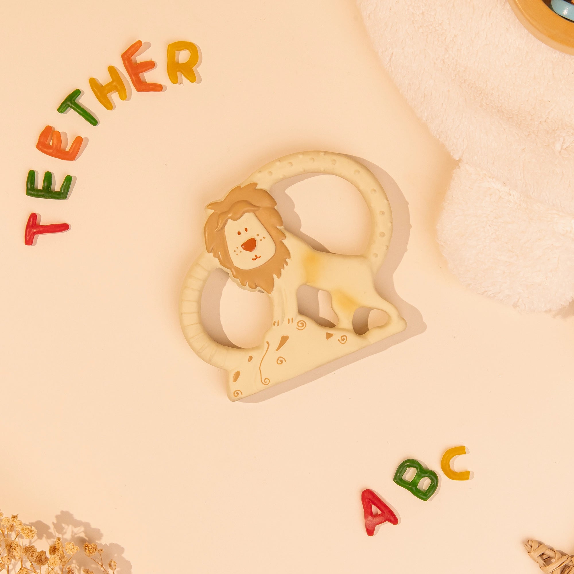 Natkhat Sher Natural Rubber Baby Teether