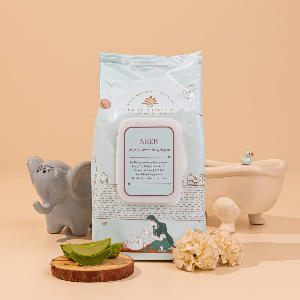 Neer 99.9% Water Baby Wipes