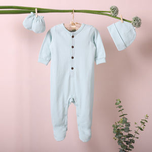 Poshaak Baby Overall Romper Set - Moonlight Jade Image 01