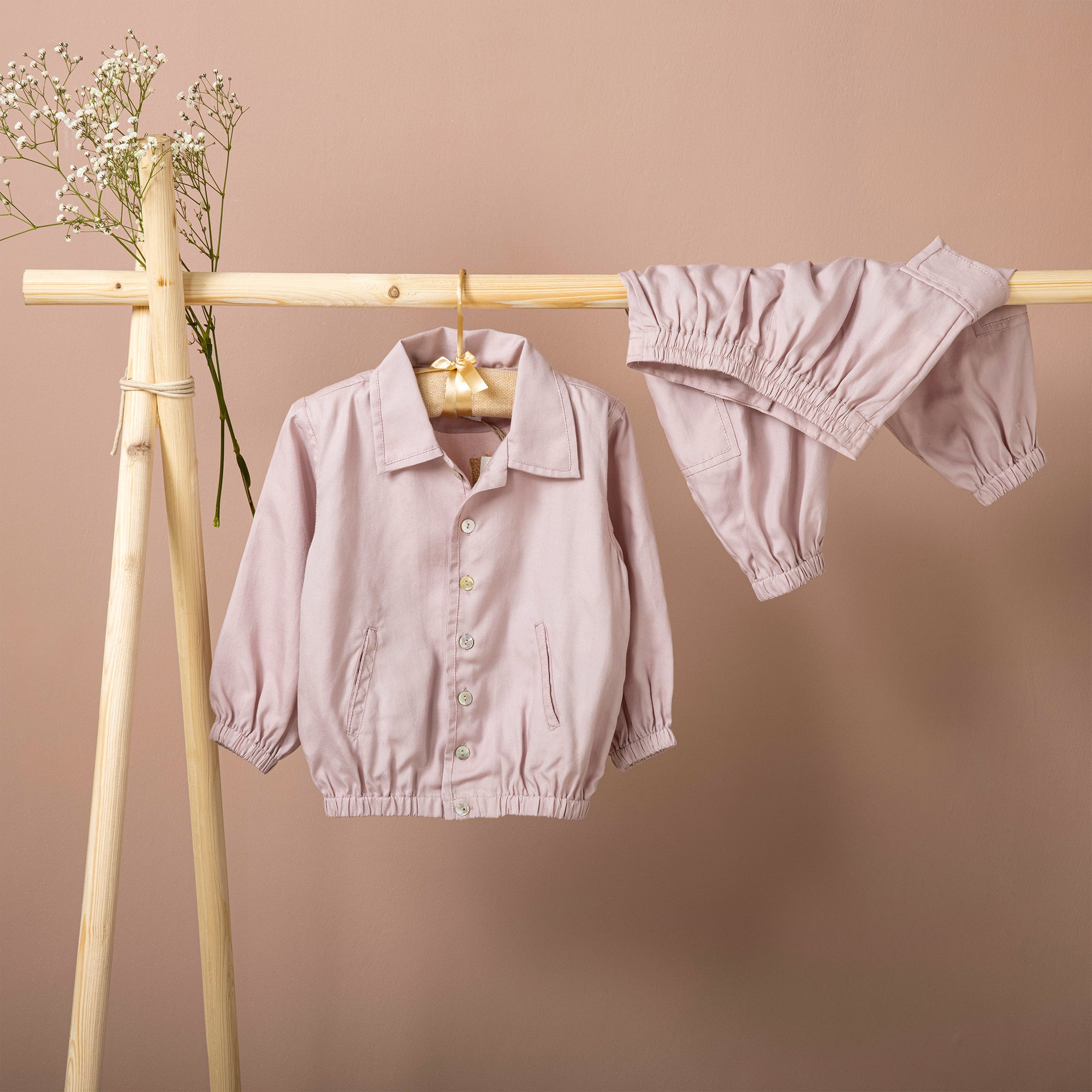 Poshaak Solid Shirt & Trouser SetImage 01