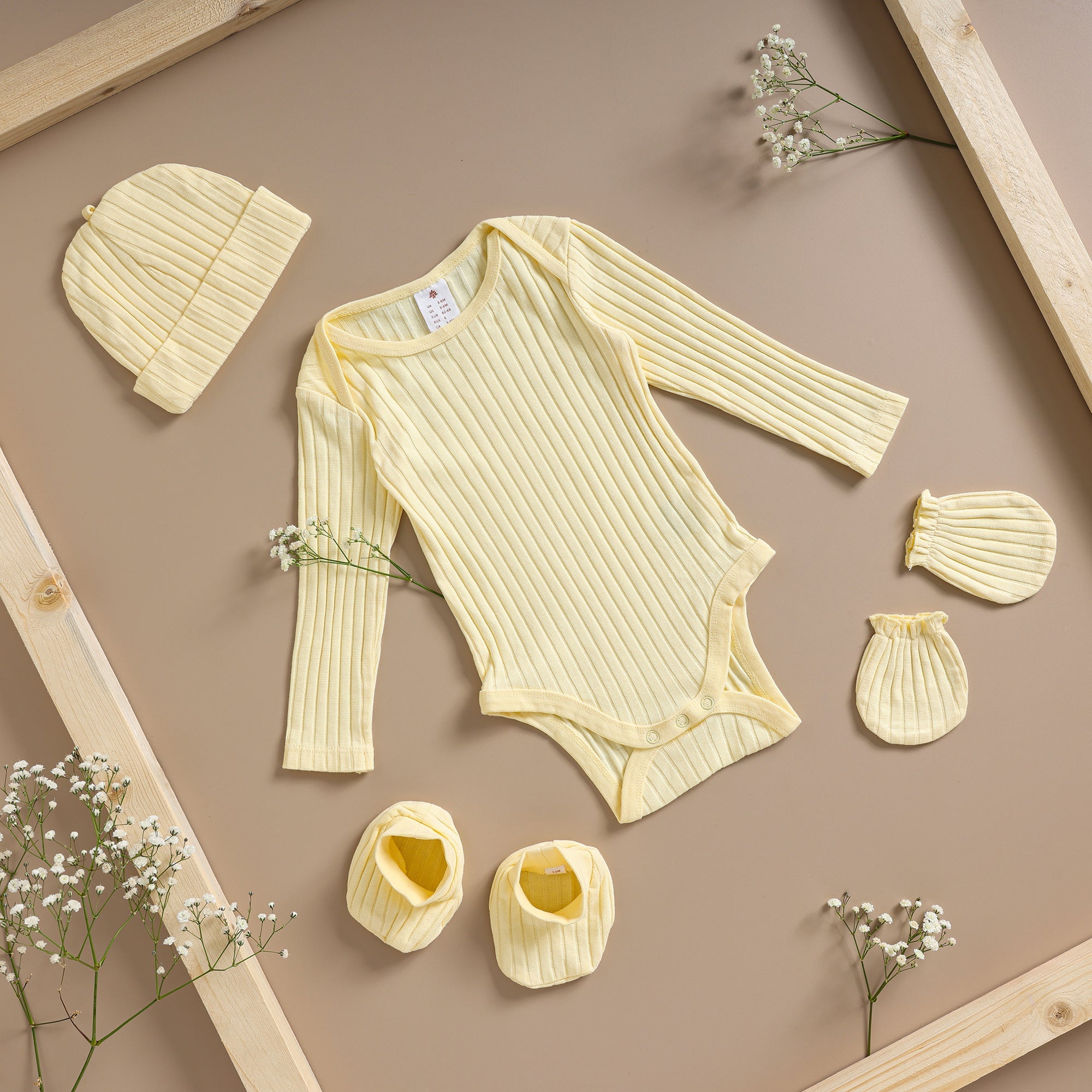 Poshaak Baby Bodysuit Set