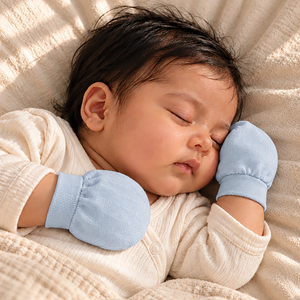 Komal Aavran Baby Swaddle Set- Ice Blue - 03