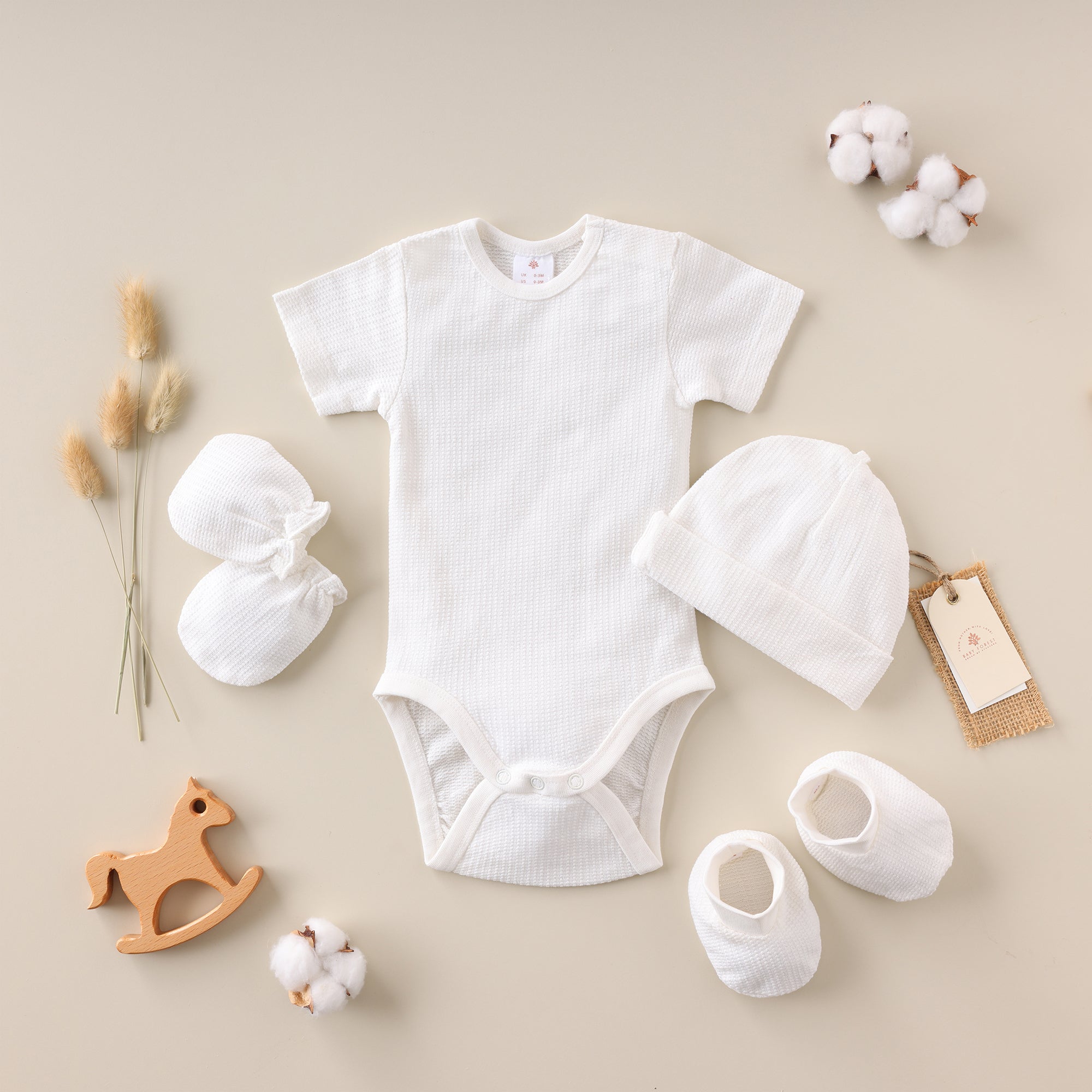 Poshaak Baby Bodysuit Set