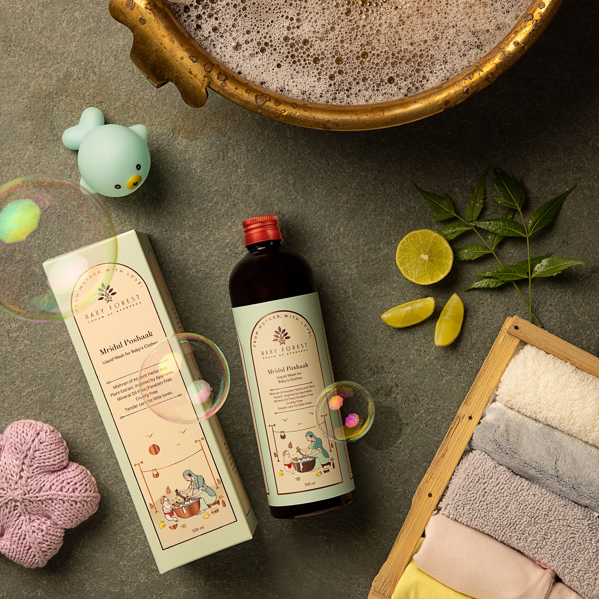 Buy Baby Laundry Detergent Online - Mridul Poshaak | Baby Forest