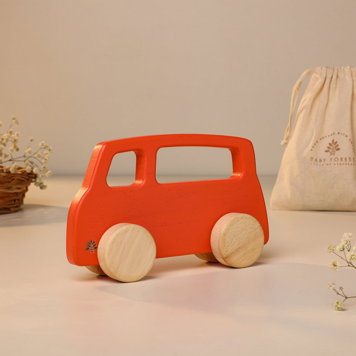 Bachpan Baby Wooden Car Toy Image 01