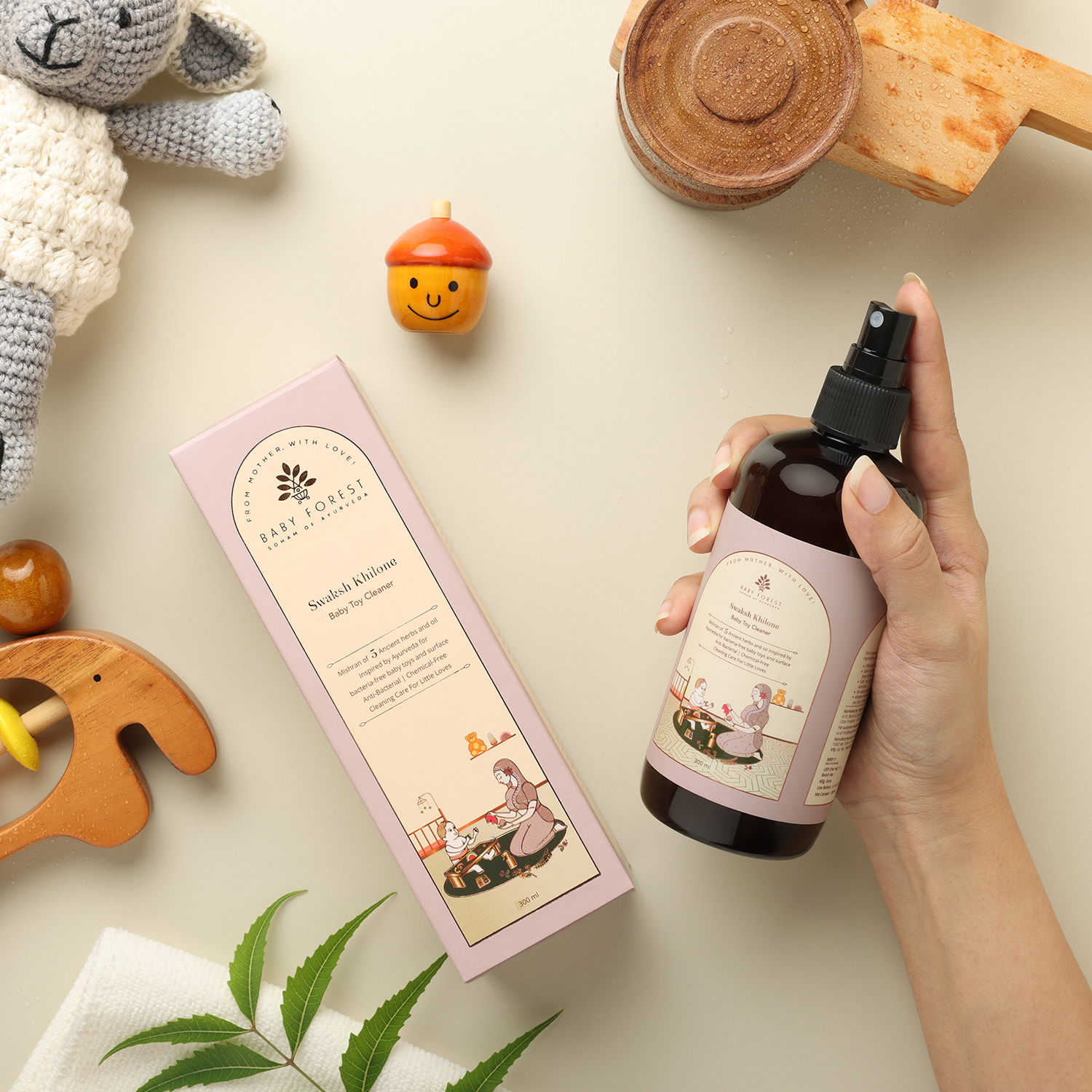 Buy Baby Toy and Surface Cleaner Online Swaksh Khilone Baby Forest