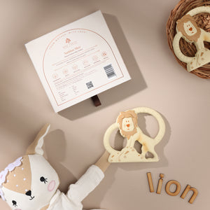 Natkhat Sher Natural Rubber Baby Teether Image 03