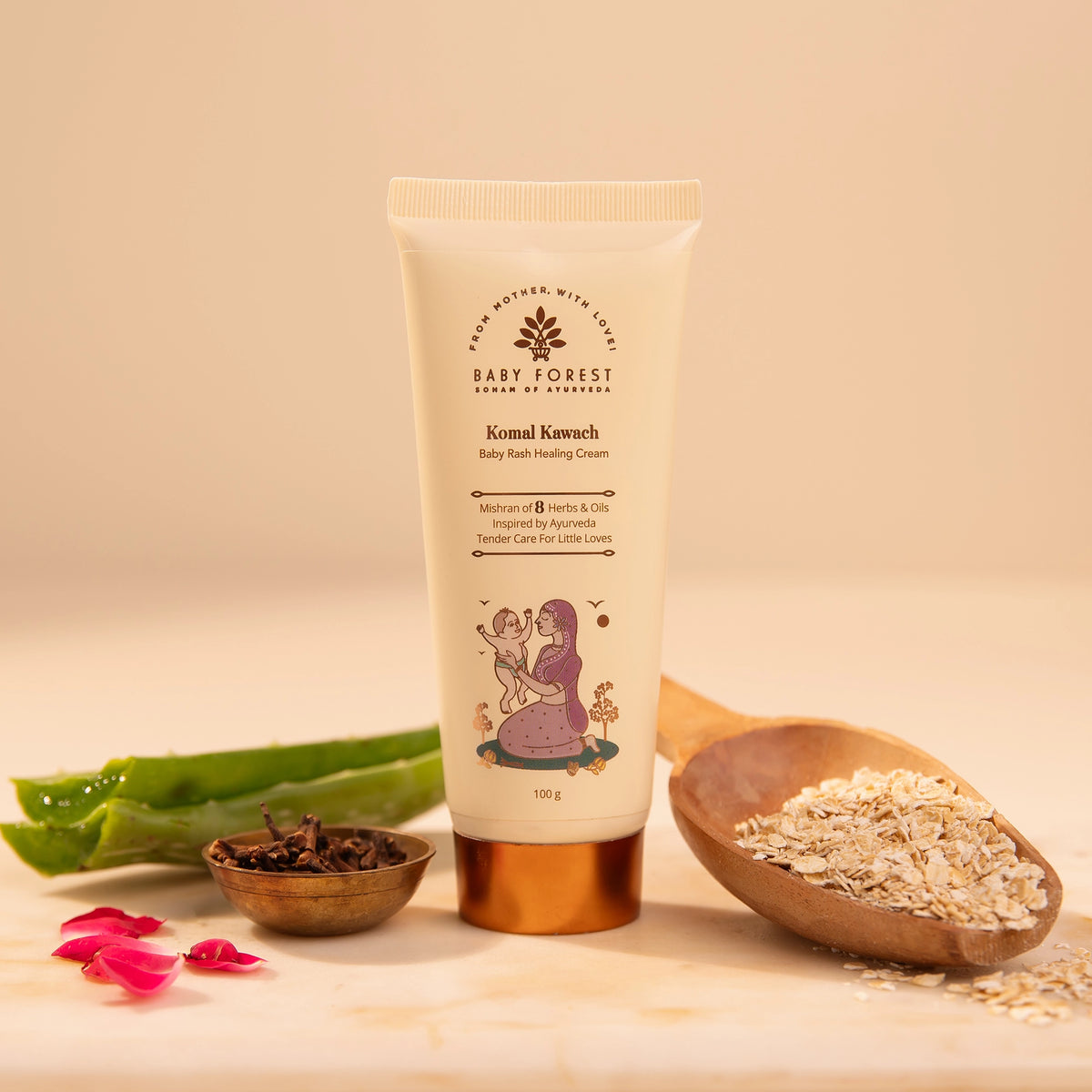 Komal Kawach Baby Rash Healing Cream