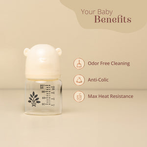 Palan Poshan Baby Glass Feeding Bottle Product Features