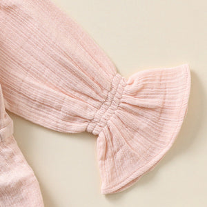 Poshaak Pleated Ruffle Baby Girl Romper Image 04
