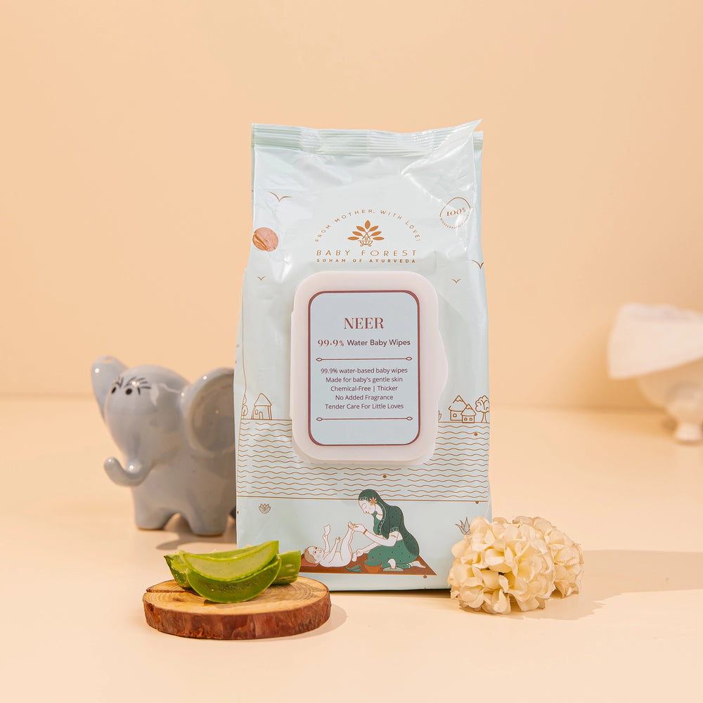 Neer 99.9% Water Baby Wipes