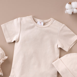 Poshaak Baby Bodysuit Set - Bleach Sand Image 02