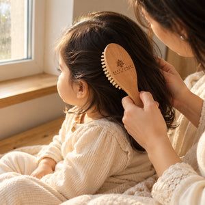 Sunehere Resham Neem Wood Comb for Kids - Image 02