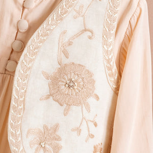 Poshaak Solid Dress and Embroidered Jacket Set Image 05