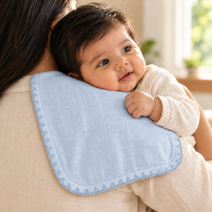 Komal Aavran Baby Swaddle Set- Ice Blue - 03