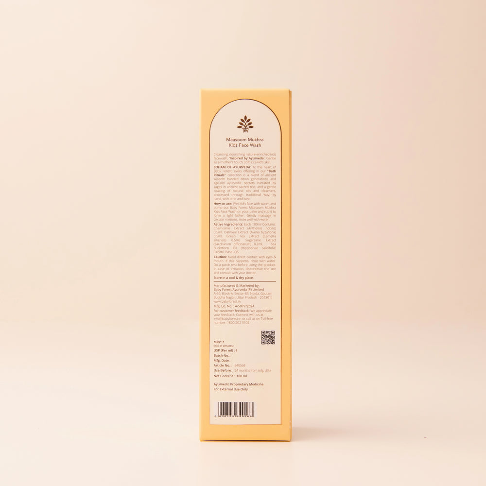 Maasoom Mukhra Ayurvedic Kids Face Wash