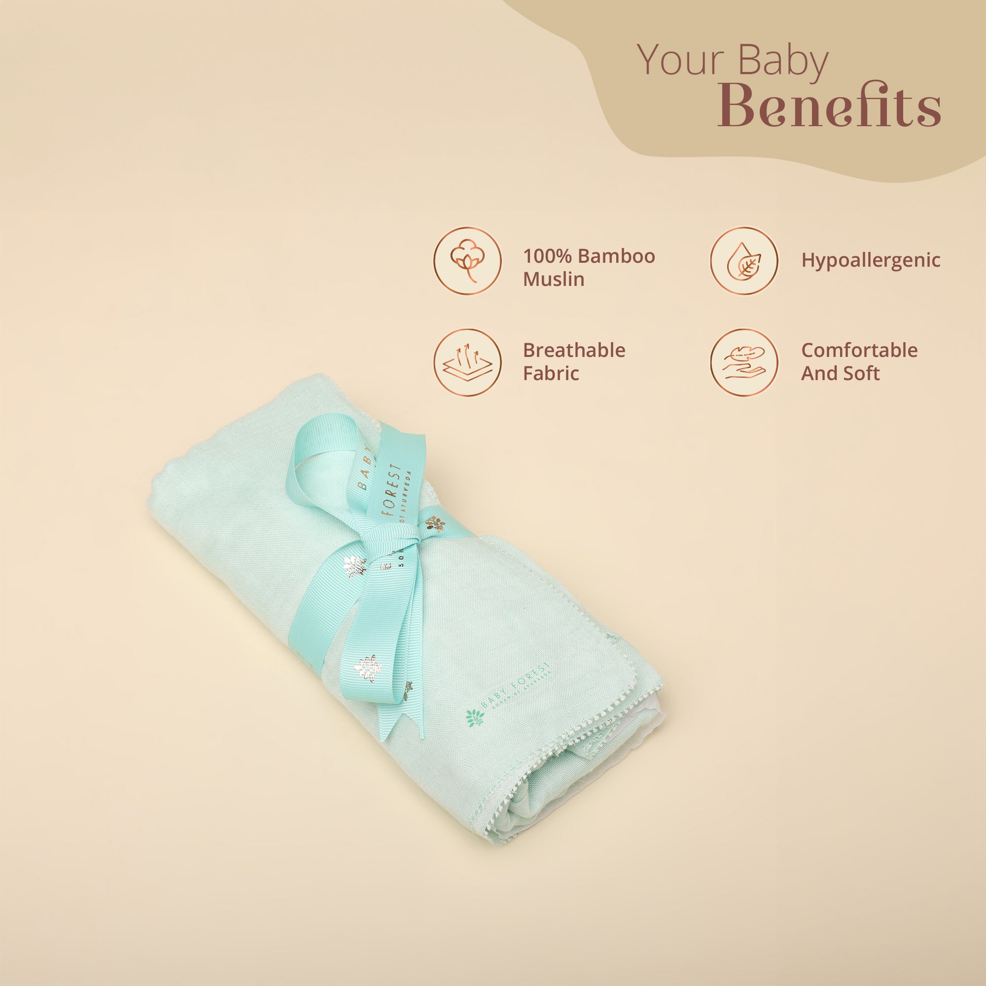 Buy Swaddles for Babies Online Komal Aavran Baby Forest