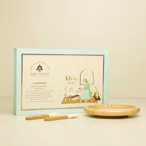 Laad Dulaar Bamboo Feeding Plate - Round Shape Image 03