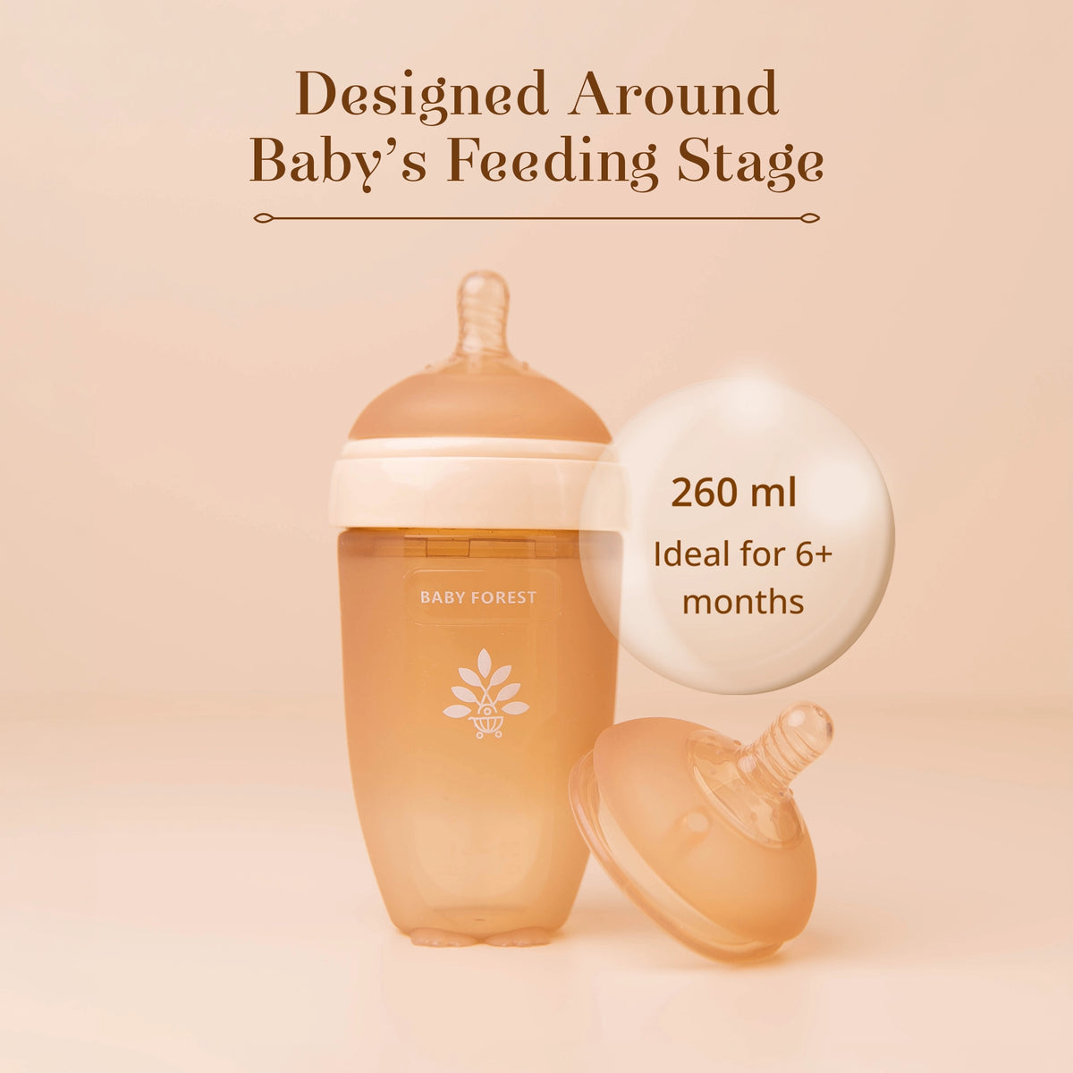 Baby Forest Laad Pyaar Baby Feeding Bottle (260 ml)
