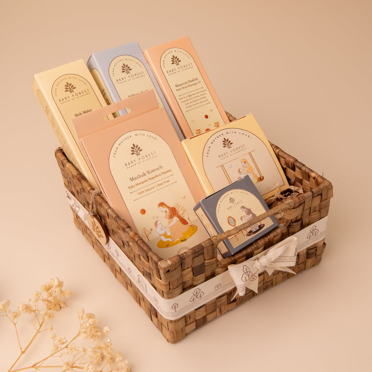 Sneh Uphaar Newborn Gift Basket image1
