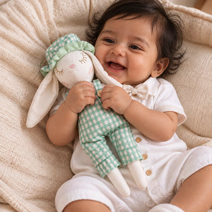 Cuddly Buddies Miss Rabbit Soft Toy with a baby