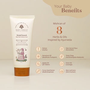 Komal Kawach Baby Rash Healing Cream Product Features