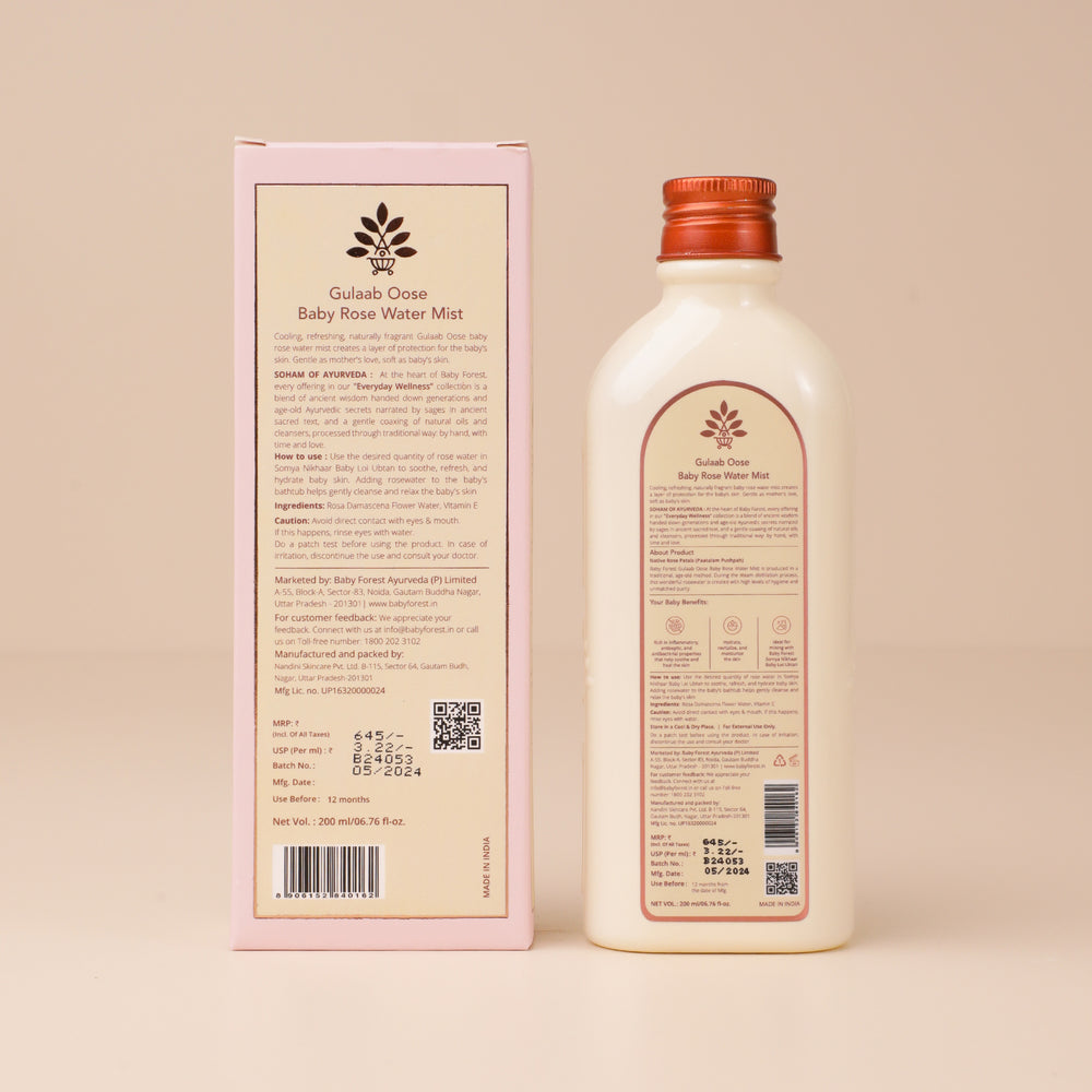 Gulaab Oose - Baby Rose Water Mist