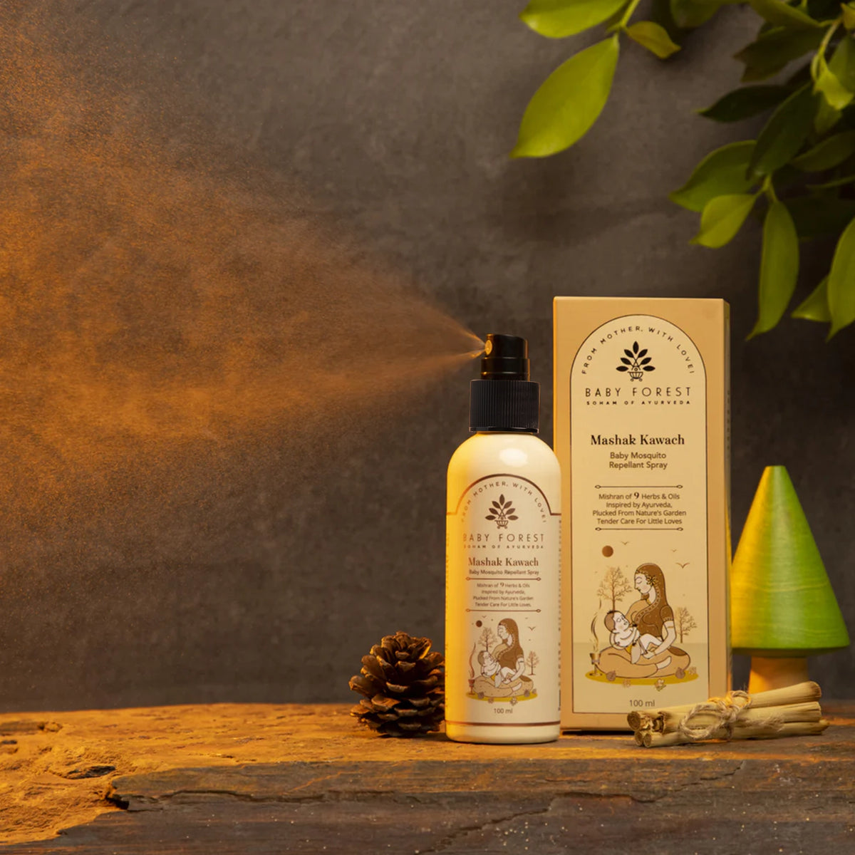 Mashak Kawach Baby Mosquito Repellent Spray