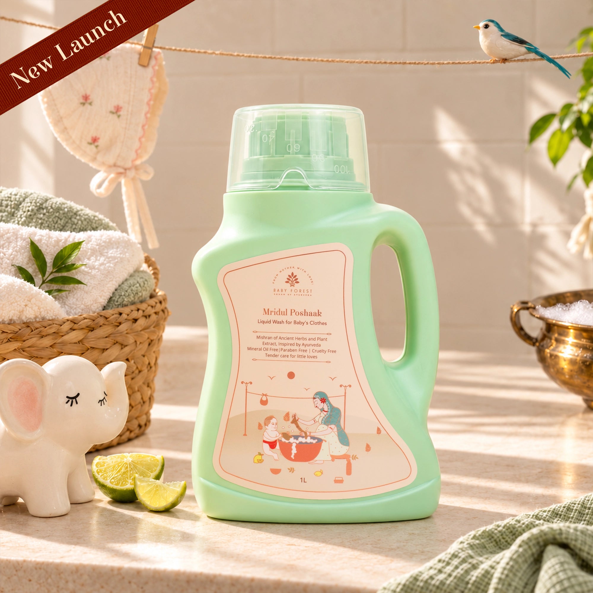 Mridul Poshaak - Liquid Wash for Baby’s Clothes_ new launch
