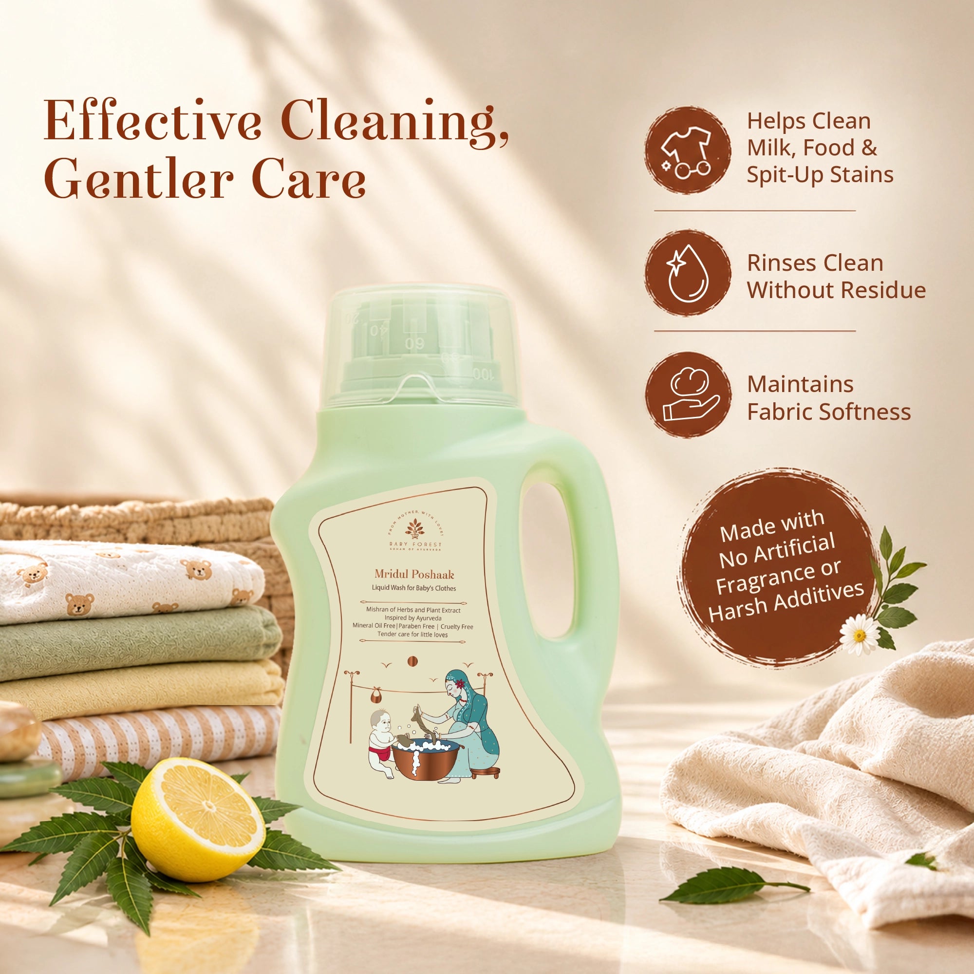 Mridul Poshaak - Liquid Wash for Baby’s Clothes