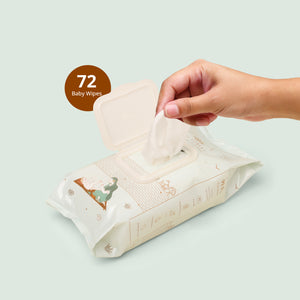 Neer 99.9% Water Baby Wipes Pack of 4 Image 02