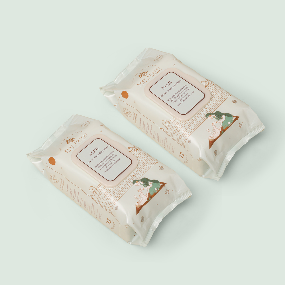 Neer 99.9% Water Baby Wipes
