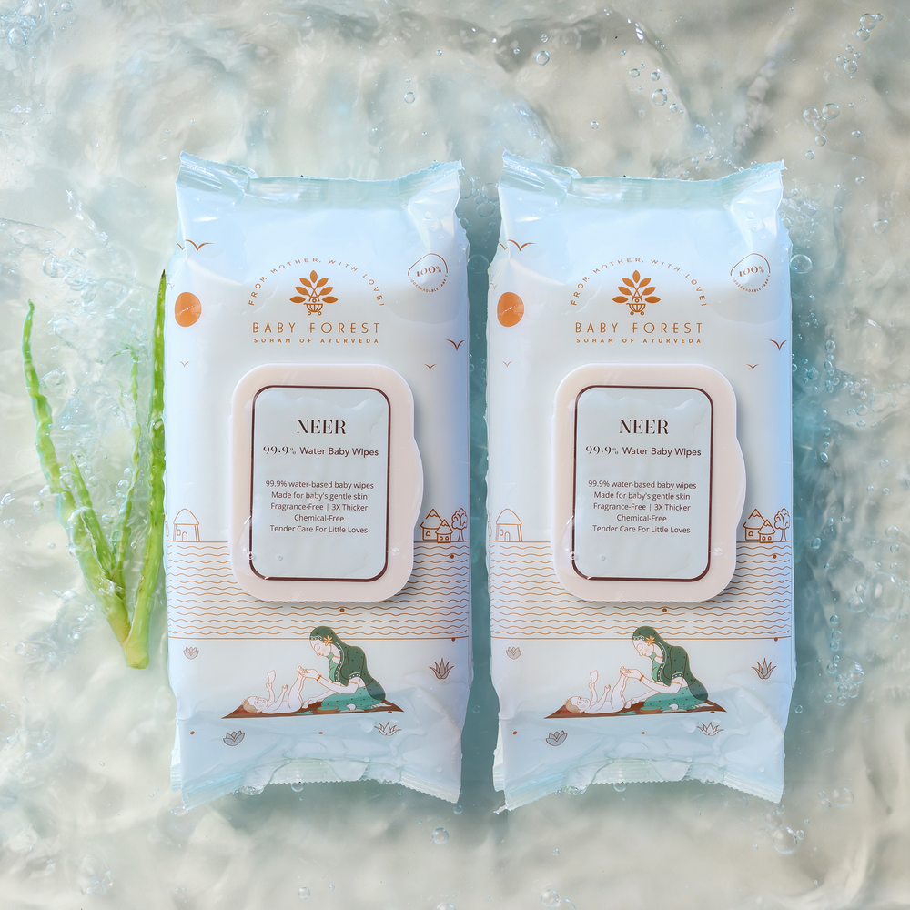Neer 99.9% Water Baby Wipes