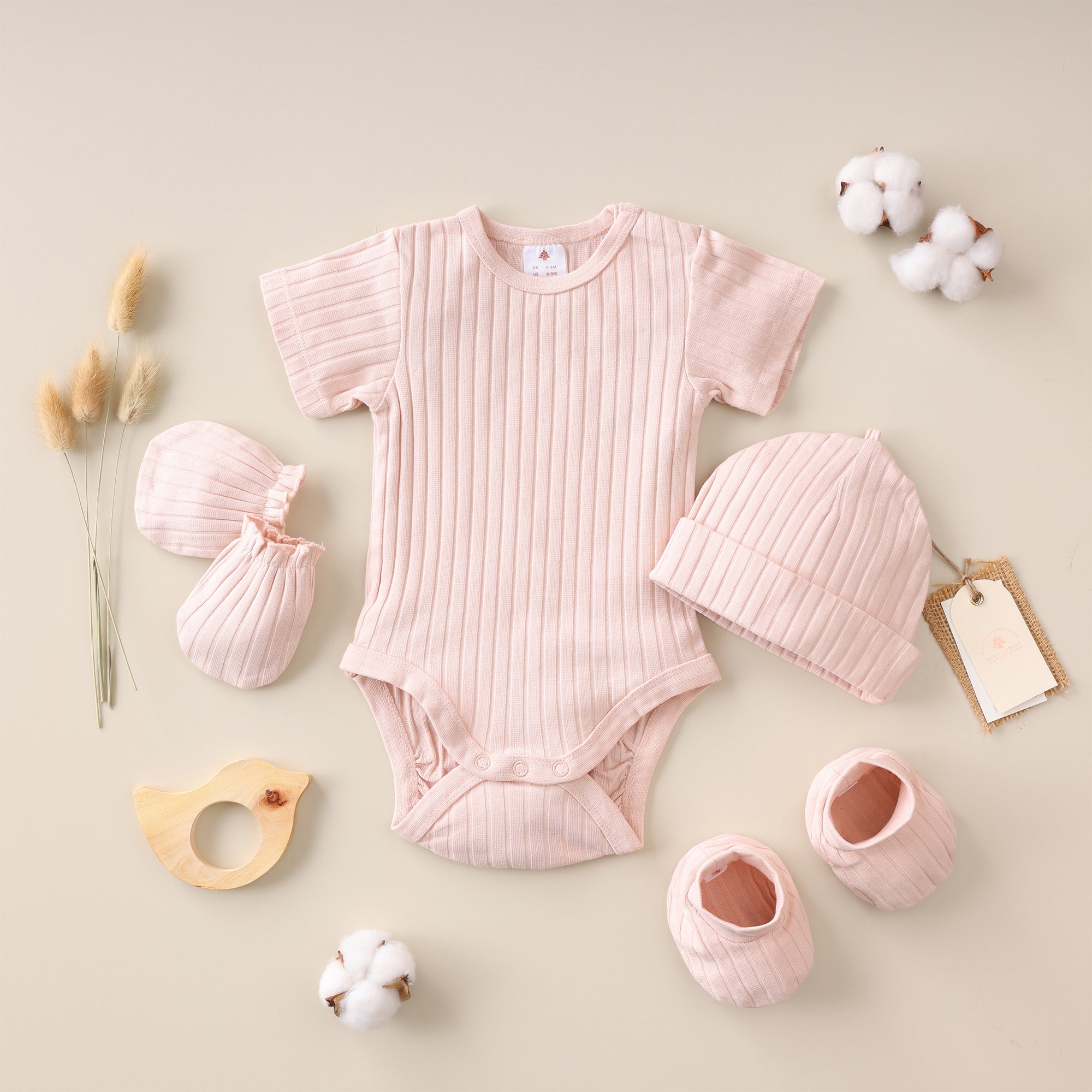 Poshaak Baby Bodysuit Set