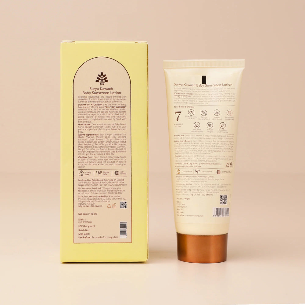 Surya Kawach SPF30 Baby Sunscreen Lotion