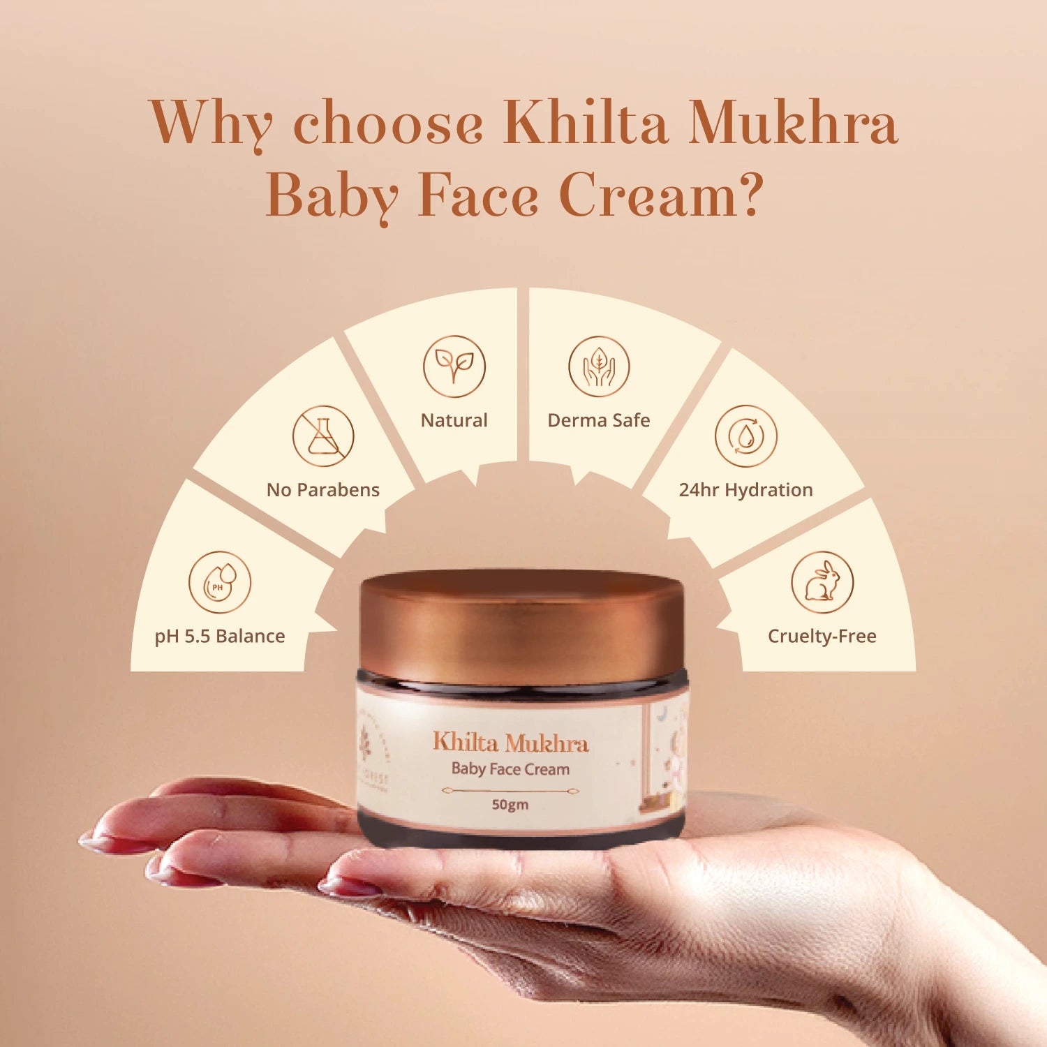 Why choose Khilta Mukhra baby face cream