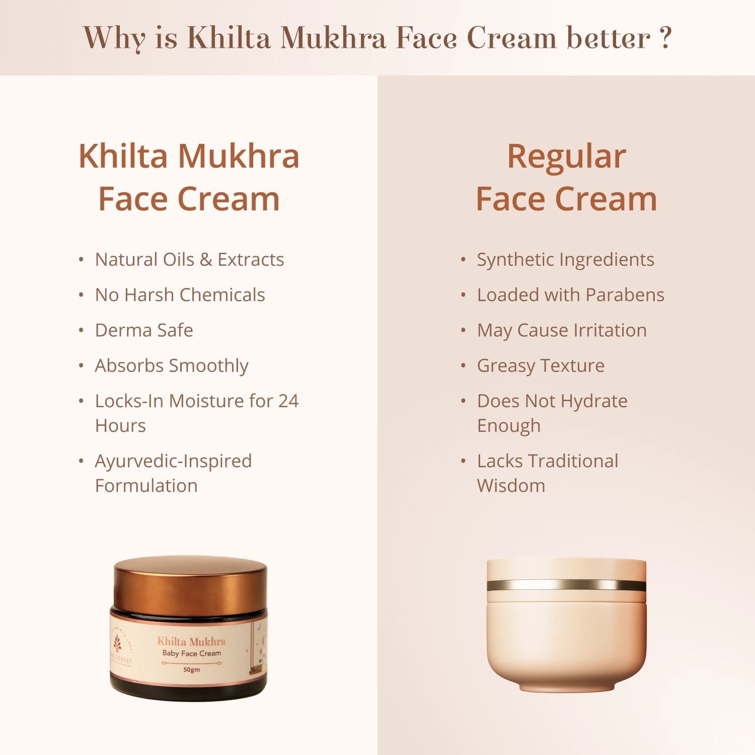 Why is Khilta Mukhra Baby Cream Better