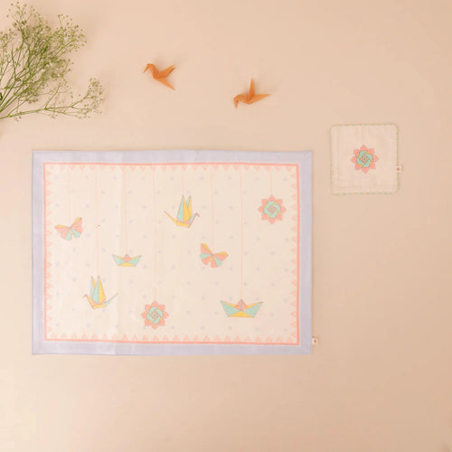 Dining Mat and Coaster Set for Kids