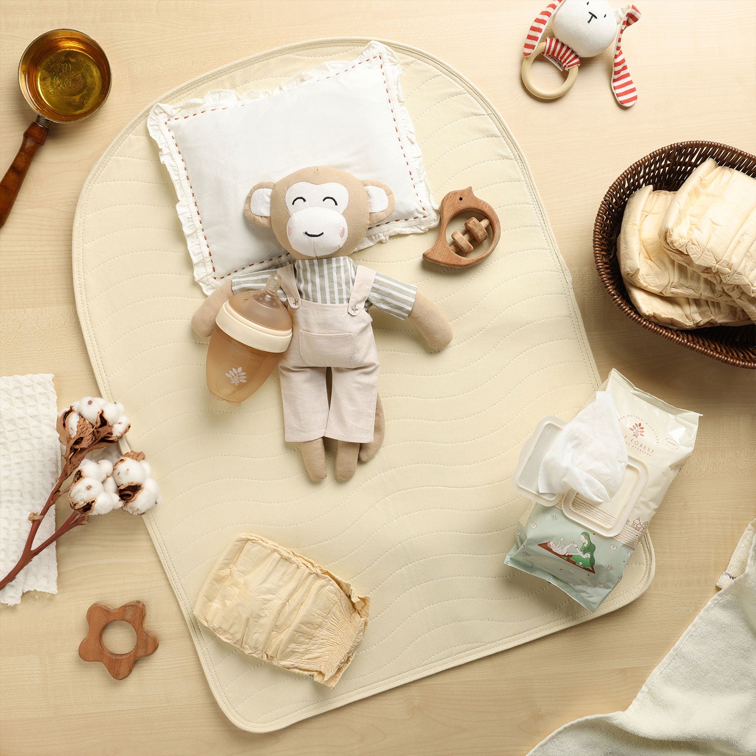 Makhmali Bichhauna - Baby Sleeping and Changing Sheet Image 01