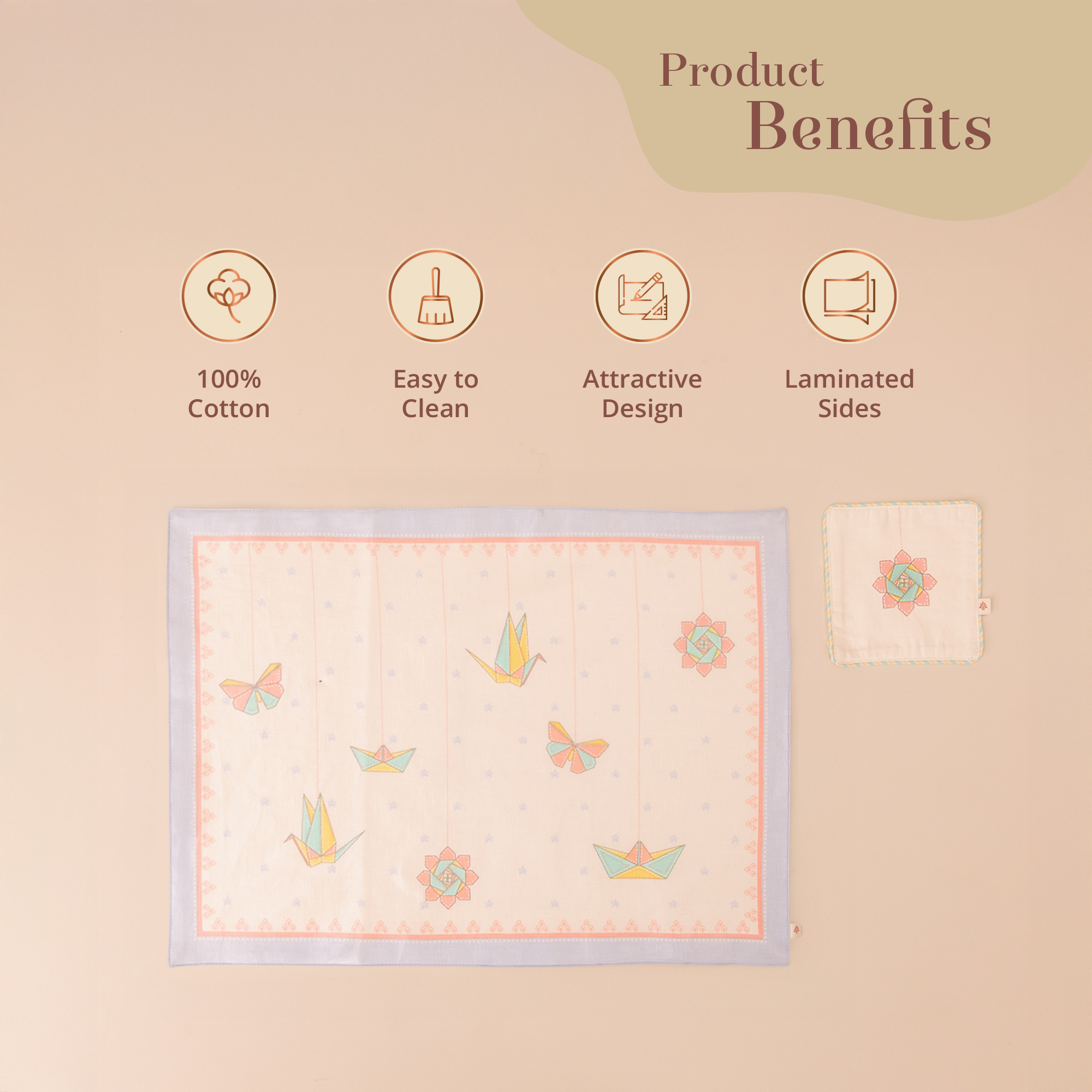 Dining Mat and Coaster Set for Kids feature image